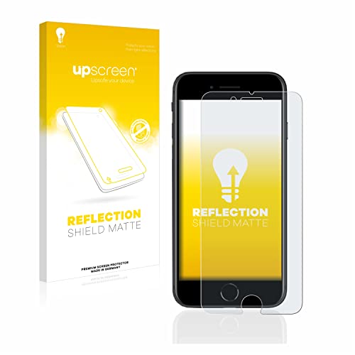 upscreen Entspiegelungs-Schutzfolie für Apple iPhone SE 2 / SE 3 Displayschutz-Folie Matt [Anti-Reflex, Anti-Fingerprint] von upscreen