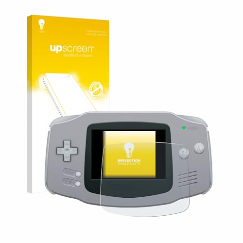 upscreen Entspiegelungs-Schutzfolie für Nintendo Gameboy Advance GBA Displayschutz-Folie Matt [Anti-Reflex, Anti-Fingerprint] von upscreen