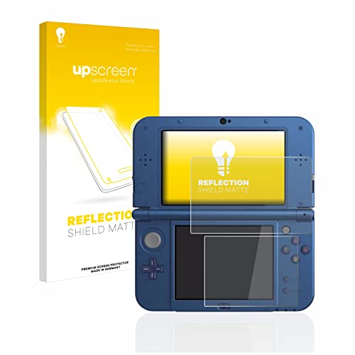 upscreen Entspiegelungs-Schutzfolie für Nintendo New 3DS XL Displayschutz-Folie Matt [Anti-Reflex, Anti-Fingerprint] von upscreen