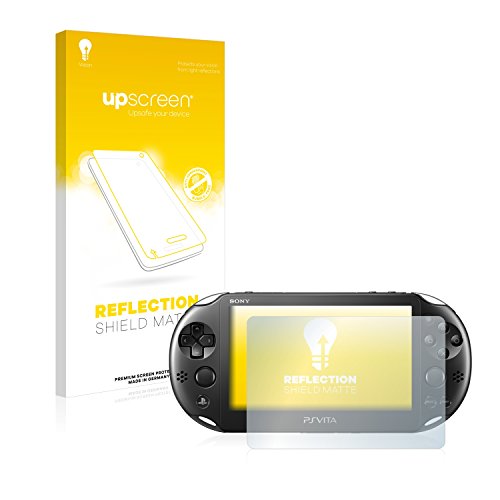 upscreen Entspiegelungs-Schutzfolie für Sony Playstation PS Vita Slim Displayschutz-Folie Matt [Anti-Reflex, Anti-Fingerprint] von upscreen