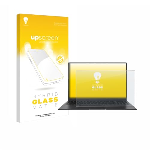 upscreen Entspiegelungs-Schutzglas für ASUS Vivobook 16X OLED M3604 Schutzfolie Matt, Glas-Folie [mattierend, 9H Panzerschutz, Anti-Fingerprint] von upscreen