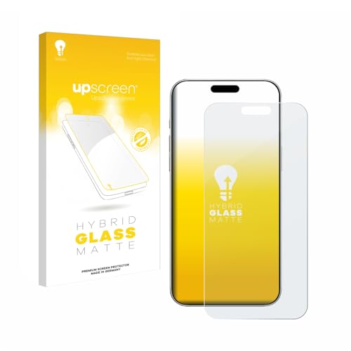upscreen Entspiegelungs-Schutzglas für Apple iPhone 16 Pro Schutzfolie Matt, Glas-Folie [mattierend, 9H Panzerschutz, Anti-Fingerprint] von upscreen