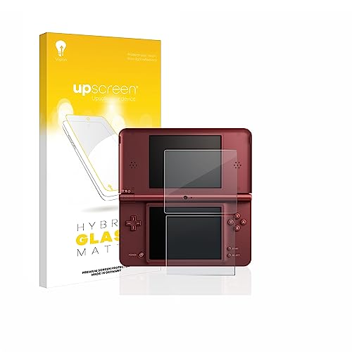 upscreen Panzerfolie Matt Entspiegelungs-Schutzfolie für Nintendo DSi XL - Glasfolie, Blendschutz, 9H Kratzschutz von upscreen