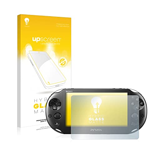 upscreen Panzerfolie Matt Entspiegelungs-Schutzfolie für Sony Playstation PS Vita Slim - Glasfolie, Blendschutz, 9H Kratzschutz von upscreen