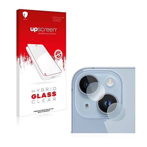upscreen Schutzglas für Apple iPhone 14 (NUR Kameraschutz) Schutzfolie, Glas-Folie [Klar, 9H Panzerschutz, Anti-Fingerprint] von upscreen