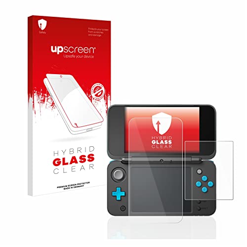 upscreen Panzer Schutz Glas für New Nintendo 2DS XL Panzerfolie Schutzfolie [Klar, 9H Kratzfest, Anti-Fingerprint] von upscreen