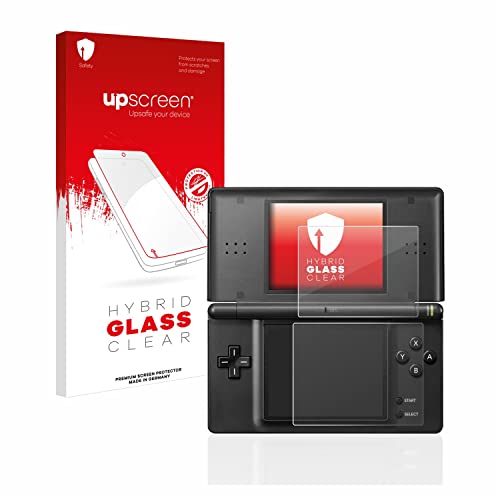 upscreen Panzer Schutz Glas für Nintendo DS LITE Panzerfolie Schutzfolie [Klar, 9H Kratzfest, Anti-Fingerprint] von upscreen