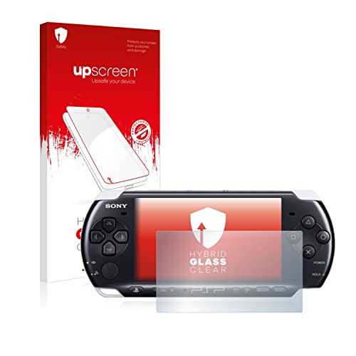 upscreen Panzer Schutz Glas für Sony PSP 3000 Panzerfolie Schutzfolie [Klar, 9H Kratzfest, Anti-Fingerprint] von upscreen