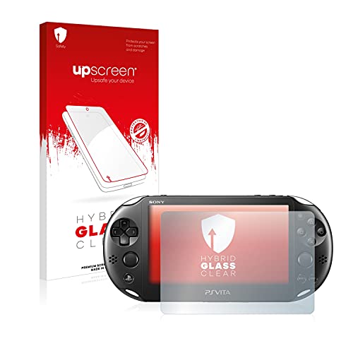 upscreen Panzer Schutz Glas für Sony Playstation PS Vita Slim Panzerfolie Schutzfolie [Klar, 9H Kratzfest, Anti-Fingerprint] von upscreen