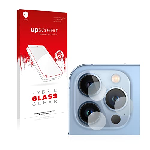 upscreen Schutzglas für Apple iPhone 13 Pro (NUR Kameraschutz) Schutzfolie, Glas-Folie [Klar, 9H Panzerschutz, Anti-Fingerprint] von upscreen