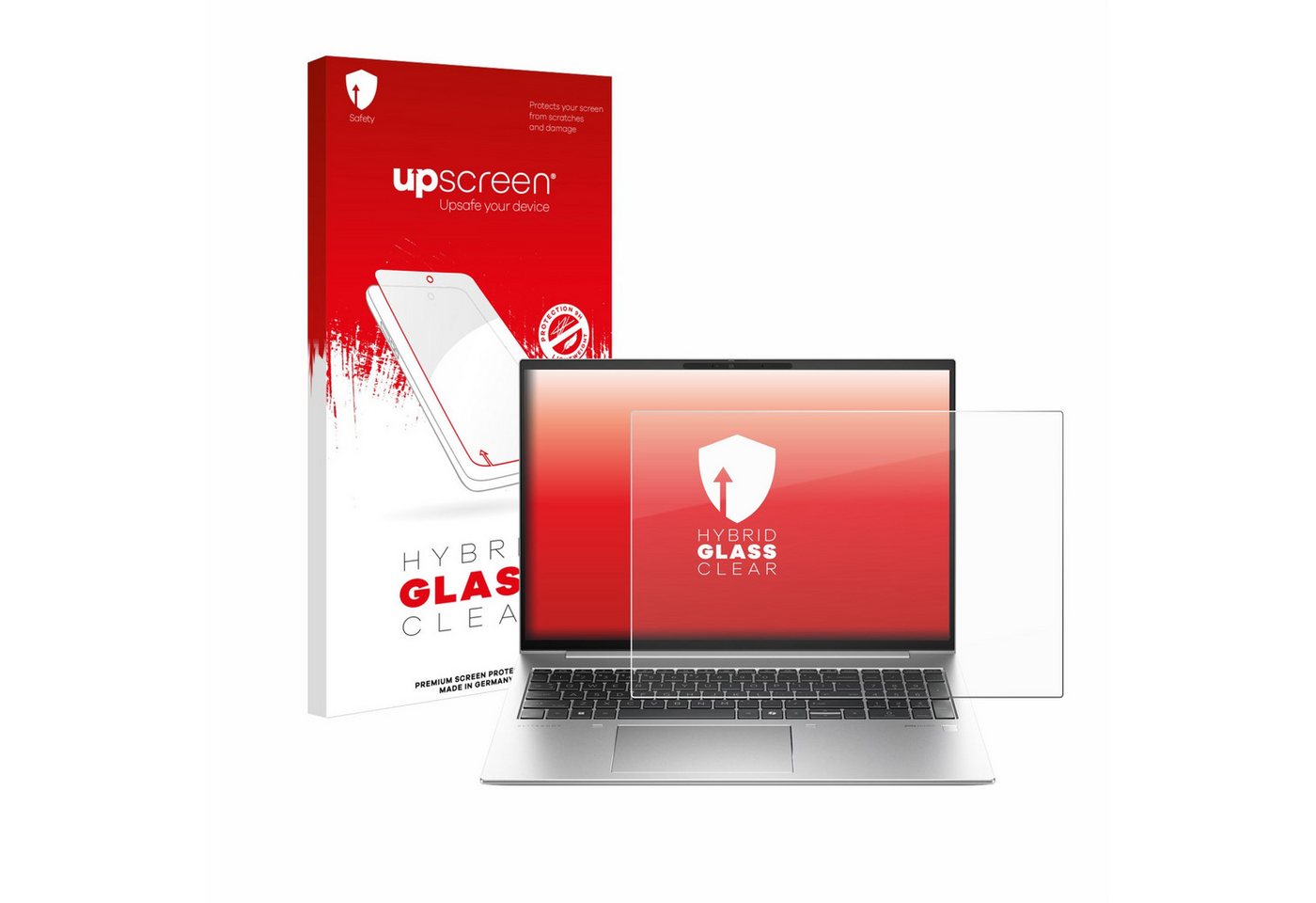 upscreen Displayschutzglas Schutzglas für HP EliteBook 840 G11, Schutzfolie Display Schutz Glas Folie klar von upscreen