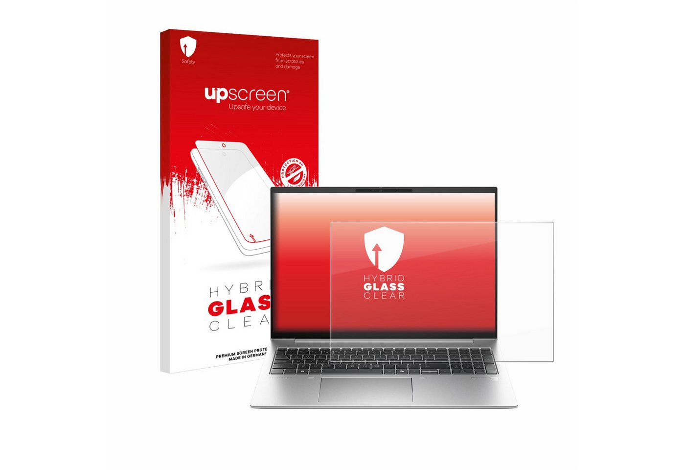 upscreen Displayschutzglas Schutzglas für HP EliteBook 860 G11, Schutzfolie Display Schutz Glas Folie klar von upscreen