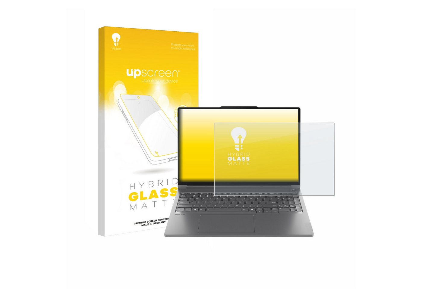 upscreen Displayschutzglas Schutzglas für Lenovo ThinkBook 16p Gen 5, Schutzfolie Display Schutz Glas Folie matt von upscreen