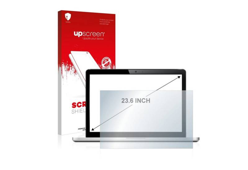 upscreen Schutzfolie für 59.9 cm (23.6 Zoll) [522 x 294 mm], Displayschutzfolie, Folie klar Anti-Scratch Anti-Fingerprint von upscreen