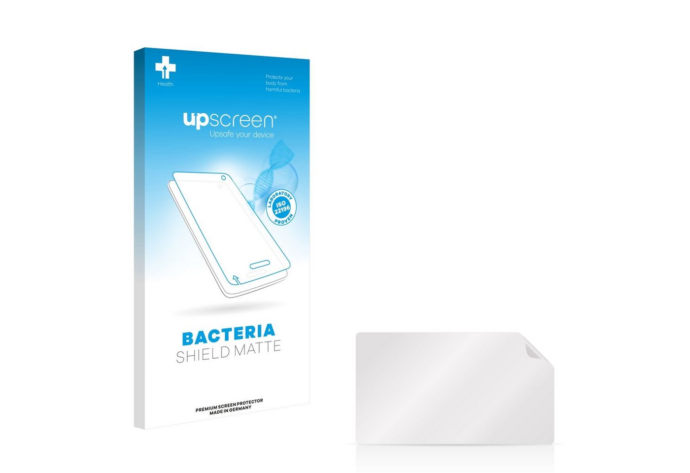 upscreen Schutzfolie für 6.9 cm (2.7 Zoll) [58 x 33 mm], Displayschutzfolie, Folie Premium matt entspiegelt antibakteriell von upscreen