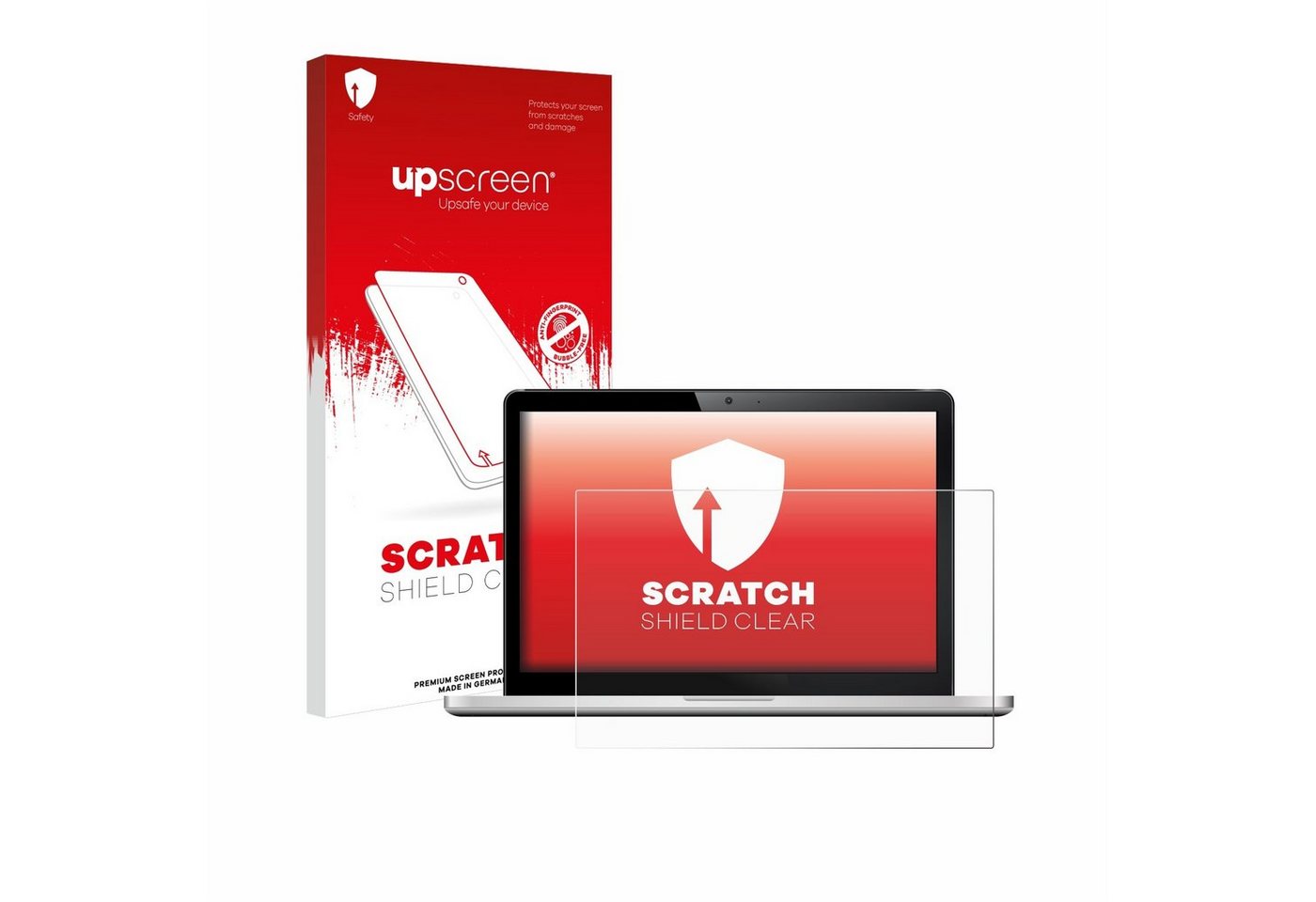 upscreen Schutzfolie für 61 cm (24 Zoll) [532 x 299 mm], Displayschutzfolie, Folie klar Anti-Scratch Anti-Fingerprint von upscreen