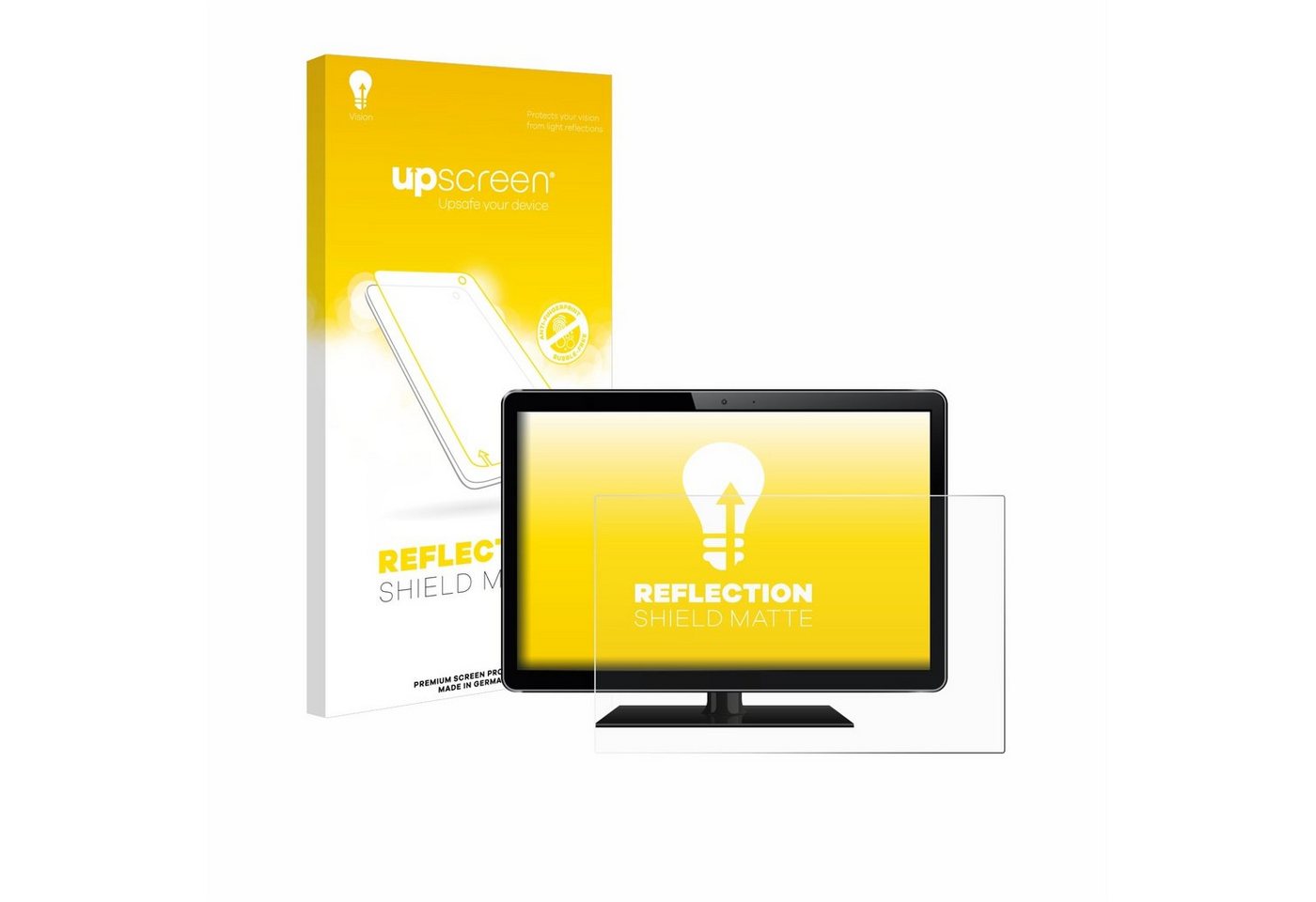 upscreen Schutzfolie für 61 cm (24 Zoll) [532 x 299 mm], Displayschutzfolie, Folie matt entspiegelt Anti-Reflex von upscreen