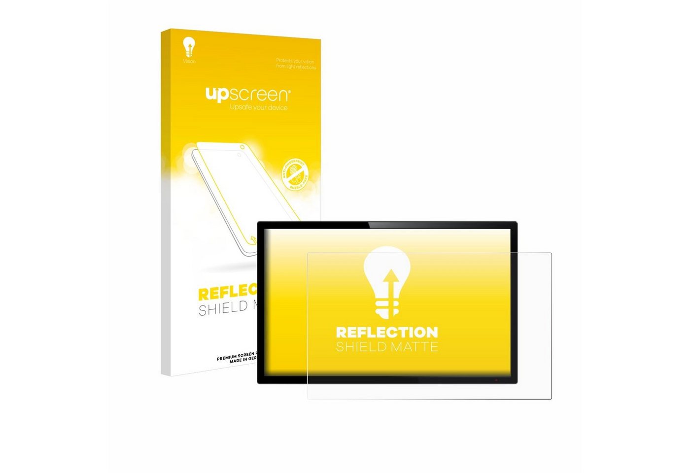 upscreen Schutzfolie für 61 cm (24 Zoll) [532 x 299 mm], Displayschutzfolie, Folie matt entspiegelt Anti-Reflex von upscreen