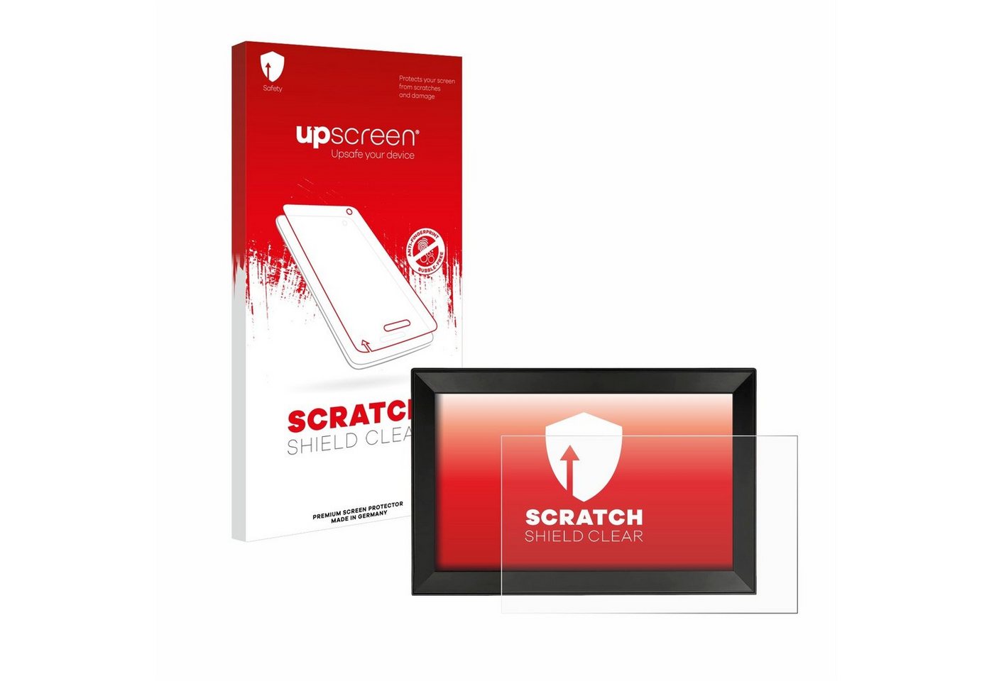 upscreen Schutzfolie für Aeezo 15,6 Zoll Großer WiFi Digitaler Bilderrahmen, Displayschutzfolie, Folie klar Anti-Scratch Anti-Fingerprint von upscreen