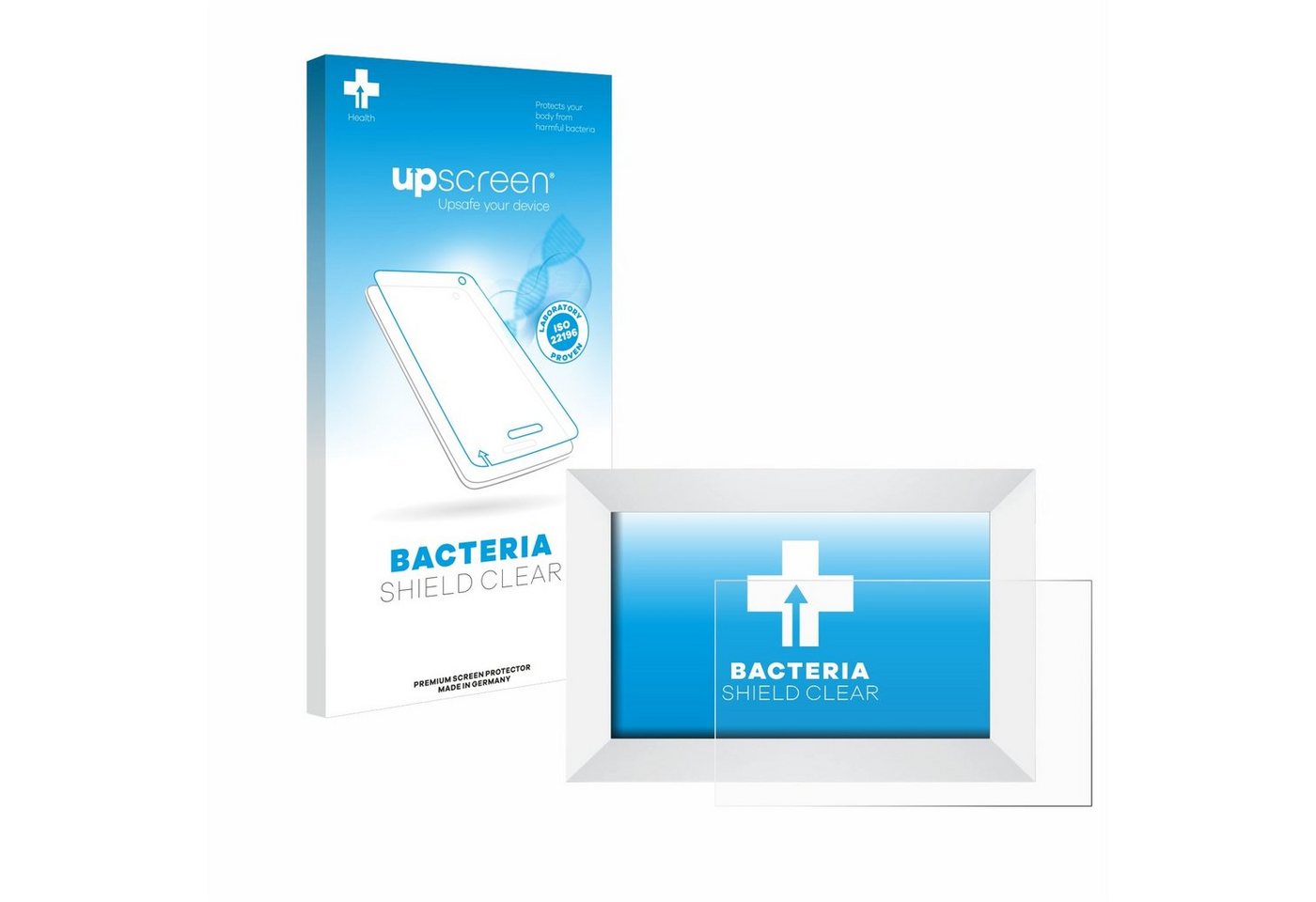 upscreen Schutzfolie für Aeezo WiFi Digitaler Bilderrahmen 10.1, Displayschutzfolie, Folie Premium klar antibakteriell" von upscreen
