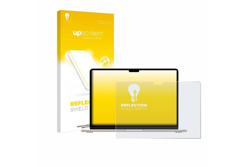upscreen Displayschutzfolie Schutzfolie für Apple MacBook Air 15" M2 2022, Displayschutz Schutz Folie Matt Entspiegelungsfolie von upscreen