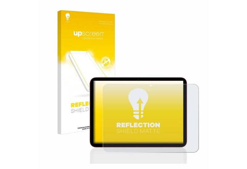 upscreen Displayschutzfolie Schutzfolie für Apple iPad 10.9" WiFi 2022 (10. Gen), Displayschutz Schutz Folie Matt Entspiegelungsfolie von upscreen