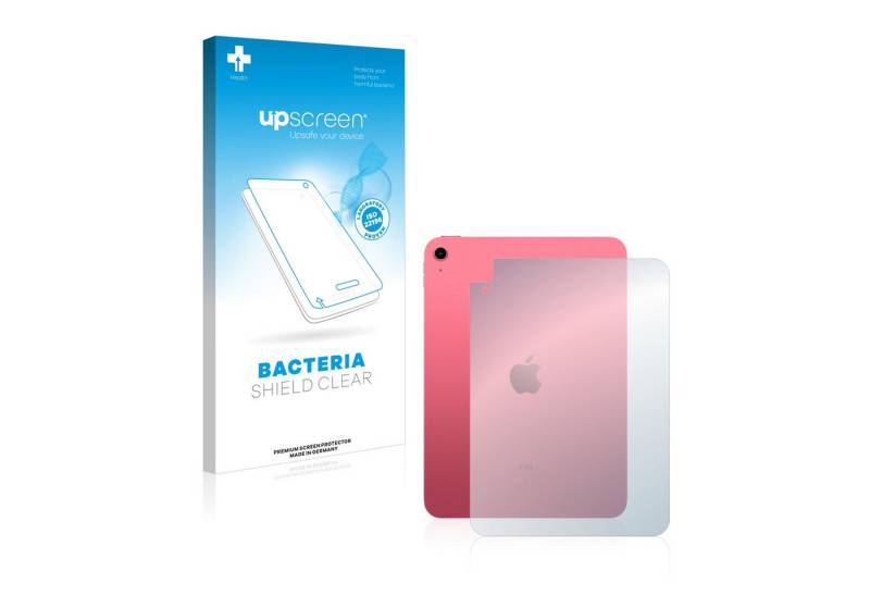 upscreen Schutzfolie für Apple iPad 10.9 2022 WiFi (Rückseite, 10. Gen), Displayschutzfolie, Folie Premium klar antibakteriell" von upscreen