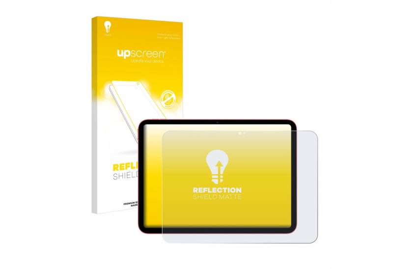 upscreen Displayschutzfolie Schutzfolie für Apple iPad 10.9" 2022 (10. Gen), Displayschutz Schutz Folie Matt Entspiegelungsfolie von upscreen