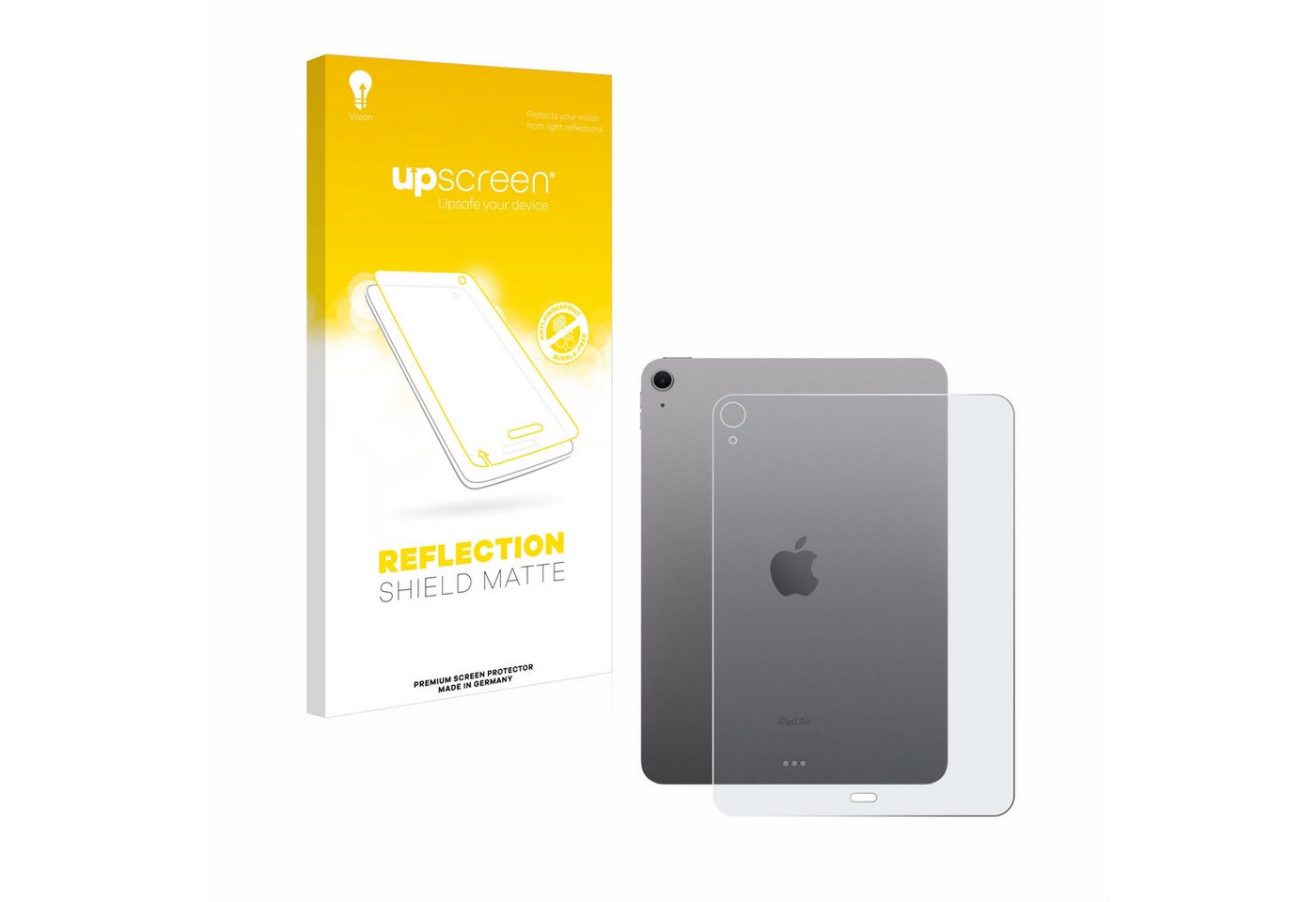 upscreen Schutzfolie für Apple iPad Air 11 WiFi 2024 (Rückseite), Displayschutzfolie, Folie matt entspiegelt Anti-Reflex" von upscreen