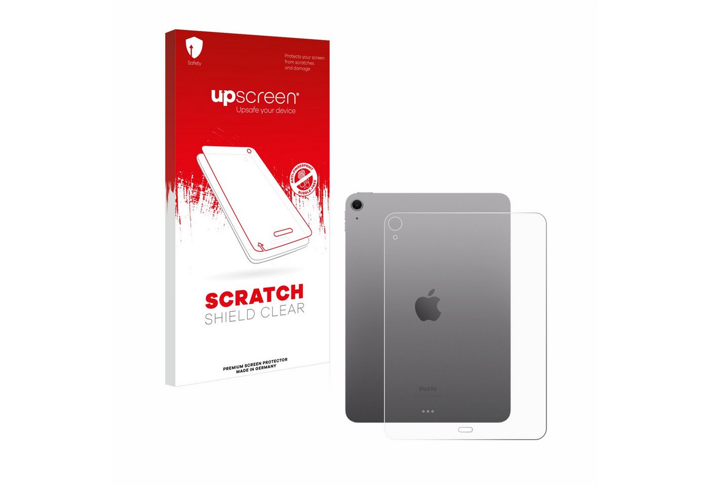 upscreen Schutzfolie für Apple iPad Air 11 WiFi Cellular 2024 (Rückseite), Displayschutzfolie, Folie klar Anti-Scratch Anti-Fingerprint" von upscreen