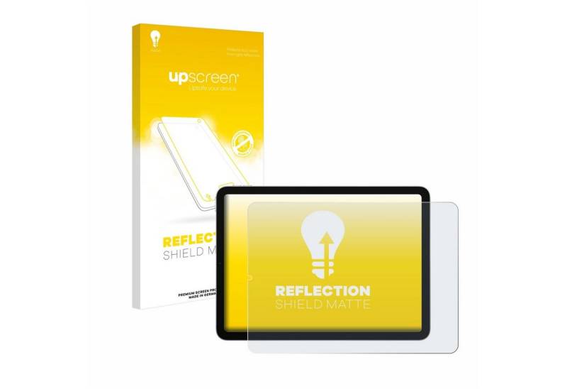 upscreen Displayschutzfolie Schutzfolie für Apple iPad Air 4 WiFi Cellular 2020 (im Querformat, 4. Gen), Displayschutz Schutz Folie Matt Entspiegelungsfolie von upscreen