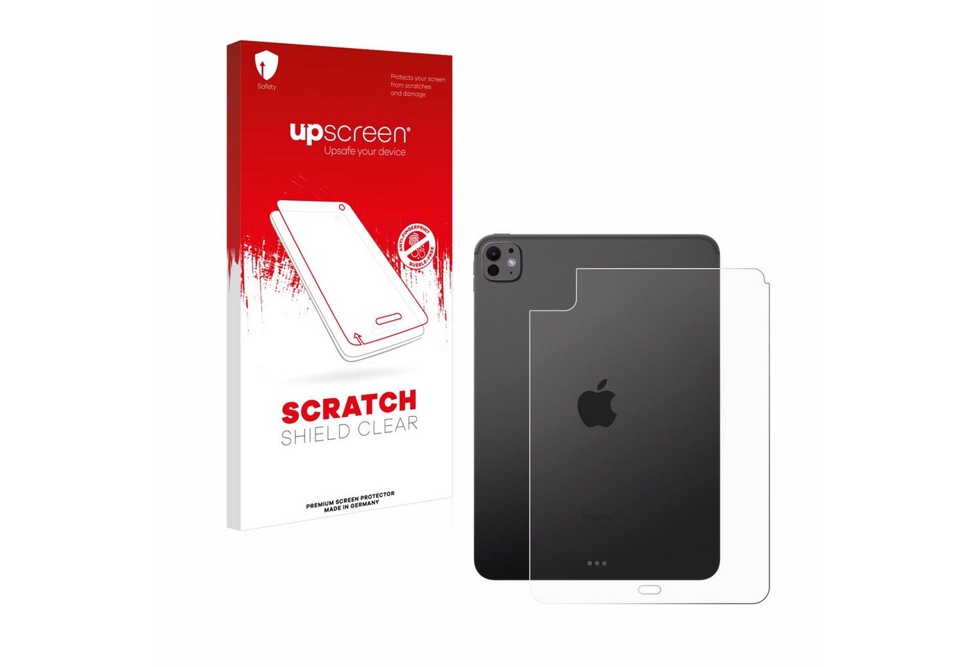 upscreen Schutzfolie für Apple iPad Pro 11 WiFi 2024 (Rückseite), Displayschutzfolie, Folie klar Anti-Scratch Anti-Fingerprint" von upscreen