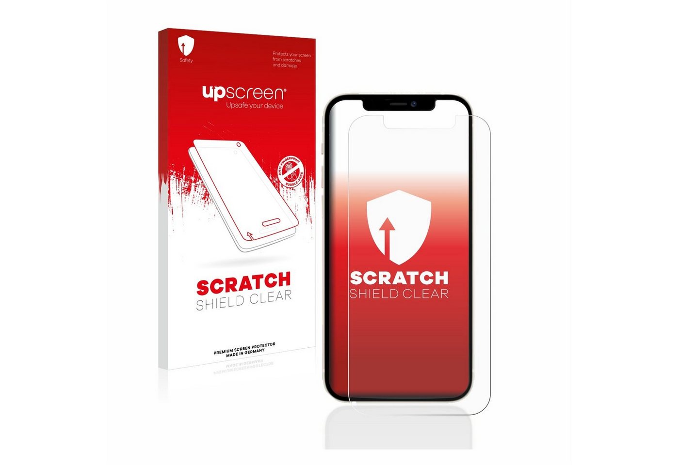 upscreen Schutzfolie für Apple iPhone 12, Displayschutzfolie, Folie klar Anti-Scratch Anti-Fingerprint von upscreen