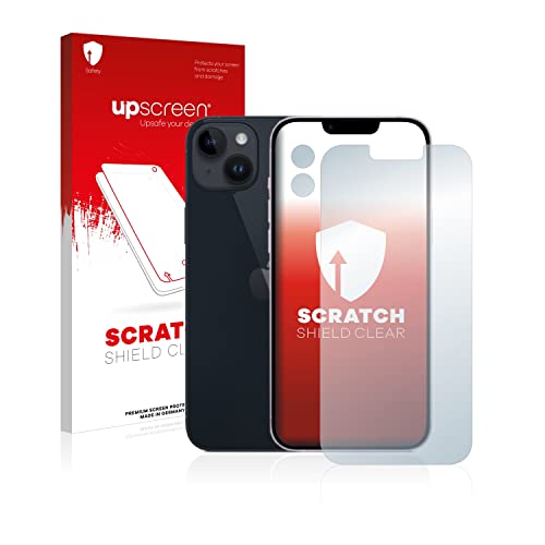 upscreen Schutzfolie für Apple iPhone 14 Plus (Display+Kamera) – Made in Germany, Kristall-klar, Kratzschutz, Anti-Fingerprint von upscreen