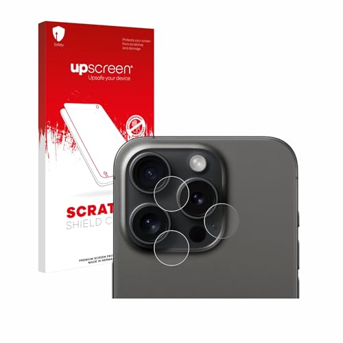 upscreen Schutzfolie für Apple iPhone 15 Pro (NUR Kameraschutz) – Made in Germany, Kristall-klar, Kratzschutz, Anti-Fingerprint von upscreen