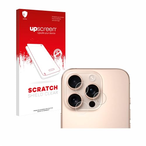 upscreen Schutzfolie für Apple iPhone 16 Pro (NUR Kameraschutz) – Kristall-klar, Kratzschutz, Anti-Fingerprint von upscreen