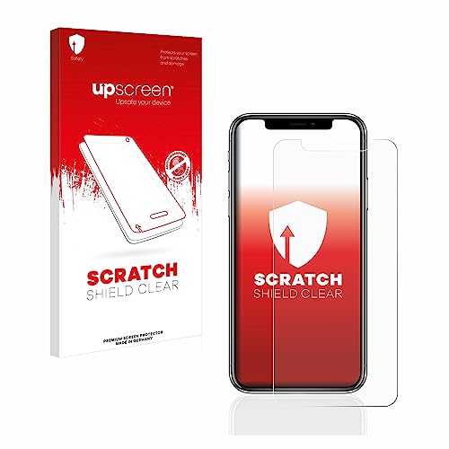 upscreen Schutzfolie für Apple iPhone X/Xs / 11 Pro – Made in Germany, Kristall-klar, Kratzschutz, Anti-Fingerprint von upscreen