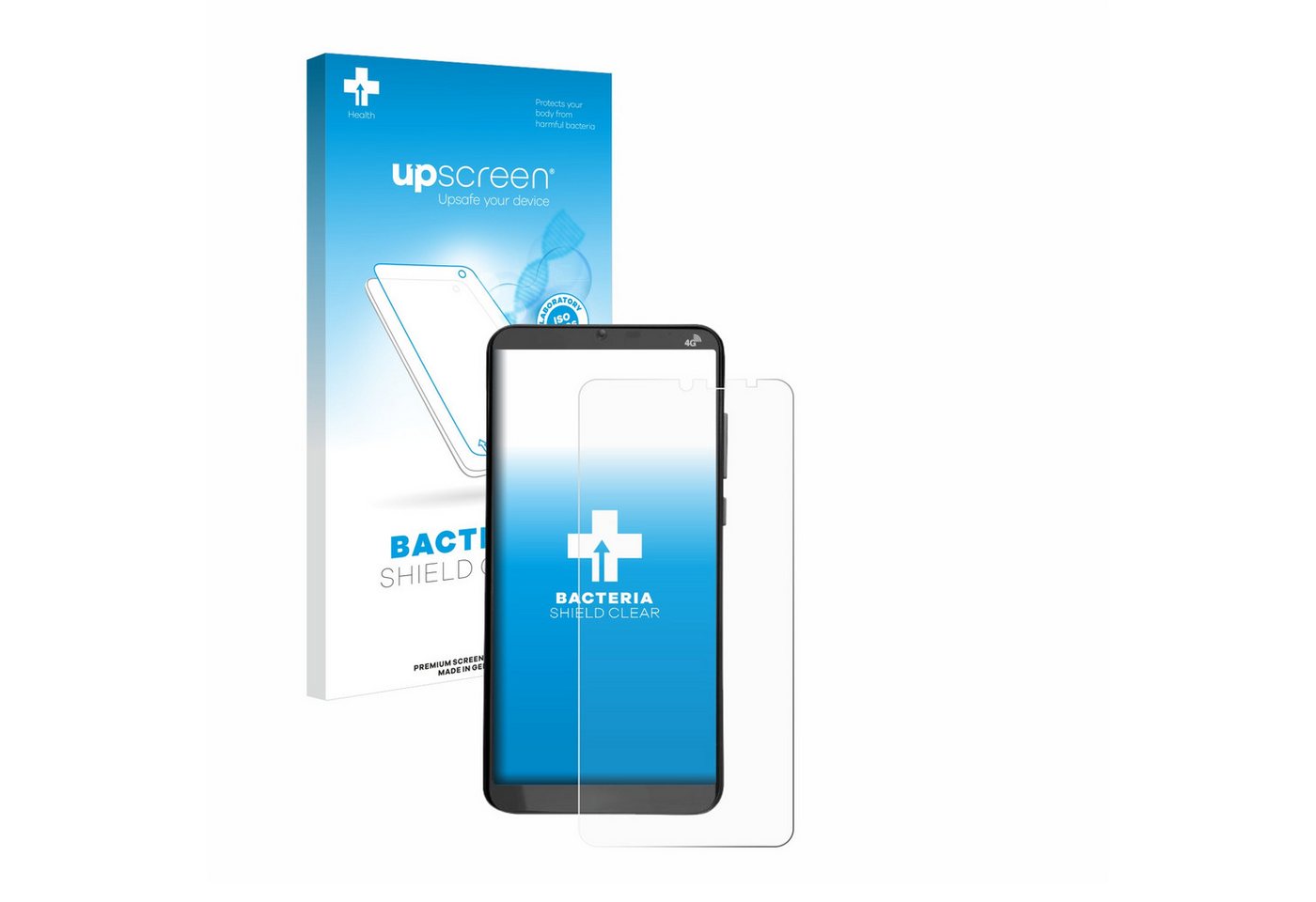upscreen Schutzfolie für Brondi Amico XL, Displayschutzfolie, Folie Premium klar antibakteriell von upscreen