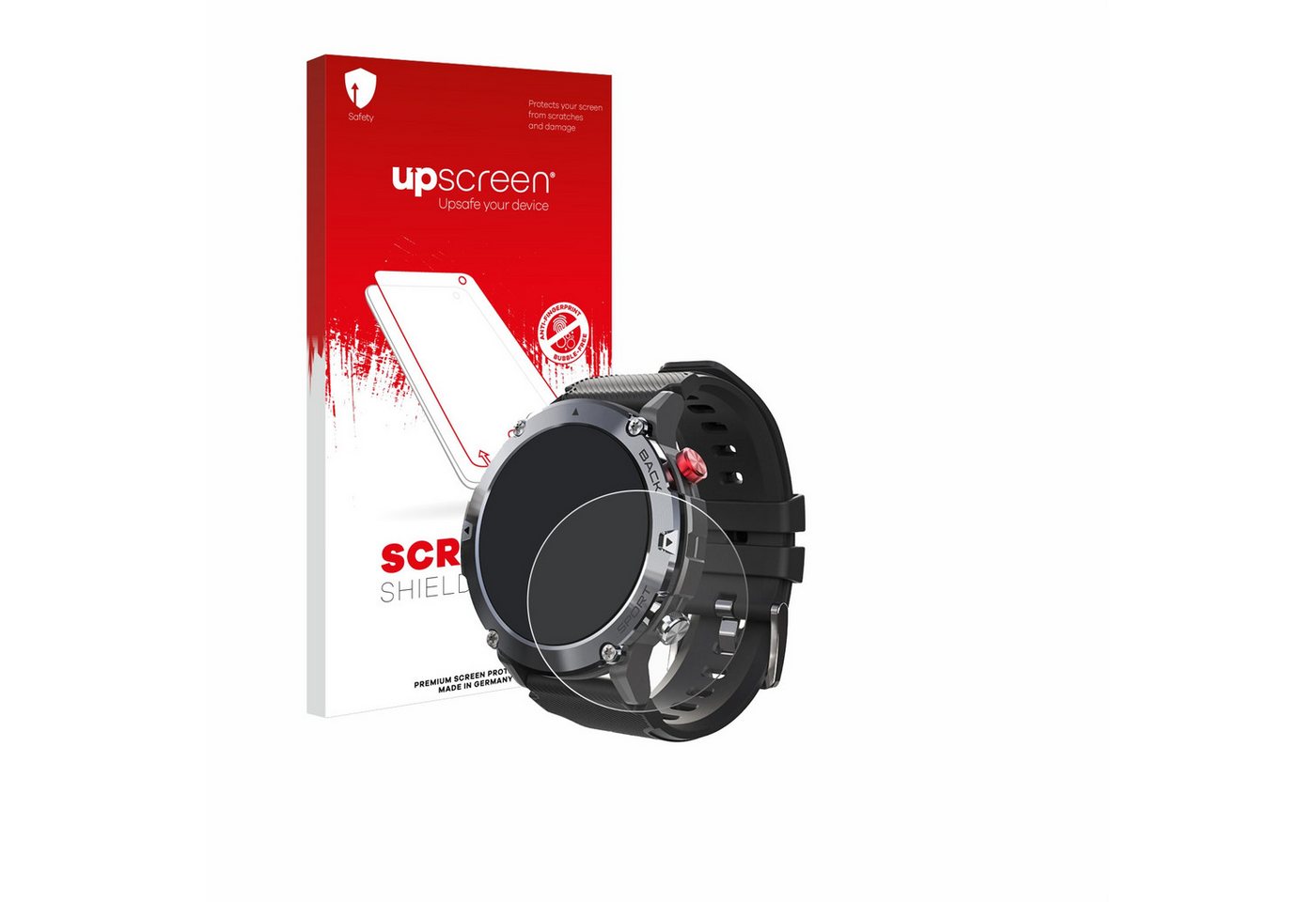 upscreen Schutzfolie für Darmowade Smartwatch 1.32, Displayschutzfolie, Folie klar Anti-Scratch Anti-Fingerprint" von upscreen