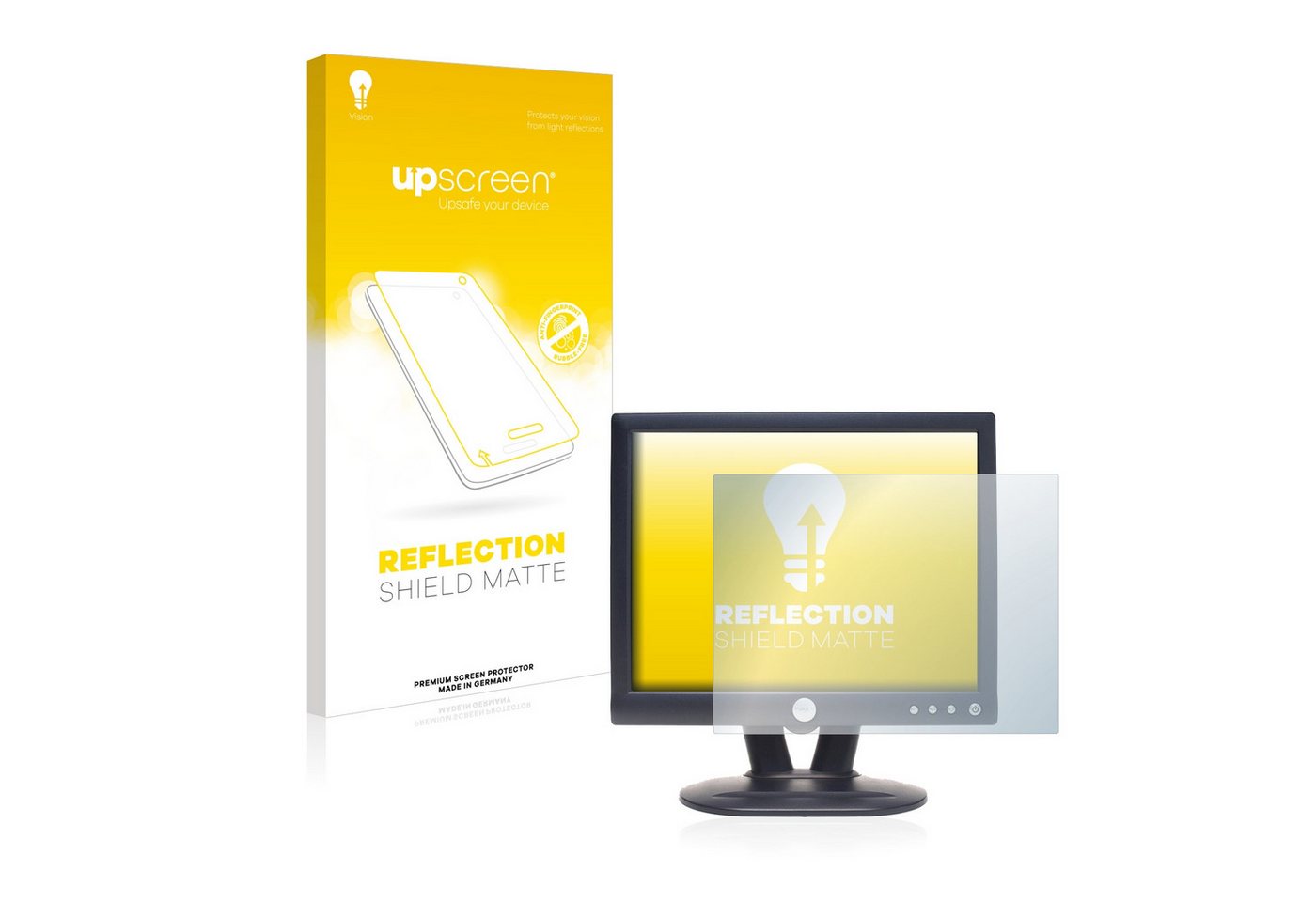 upscreen Schutzfolie für Dell 1503FP, Displayschutzfolie, Folie matt entspiegelt Anti-Reflex von upscreen