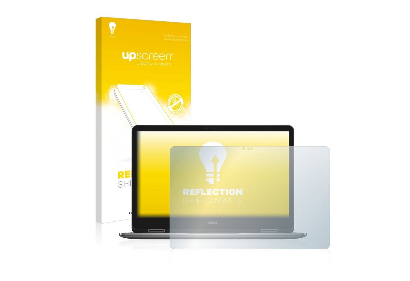 upscreen Displayschutzfolie Schutzfolie für Dell Inspiron 17 7000 2-in-1 (17,3), Displayschutz Schutz Folie Matt Entspiegelungsfolie von upscreen