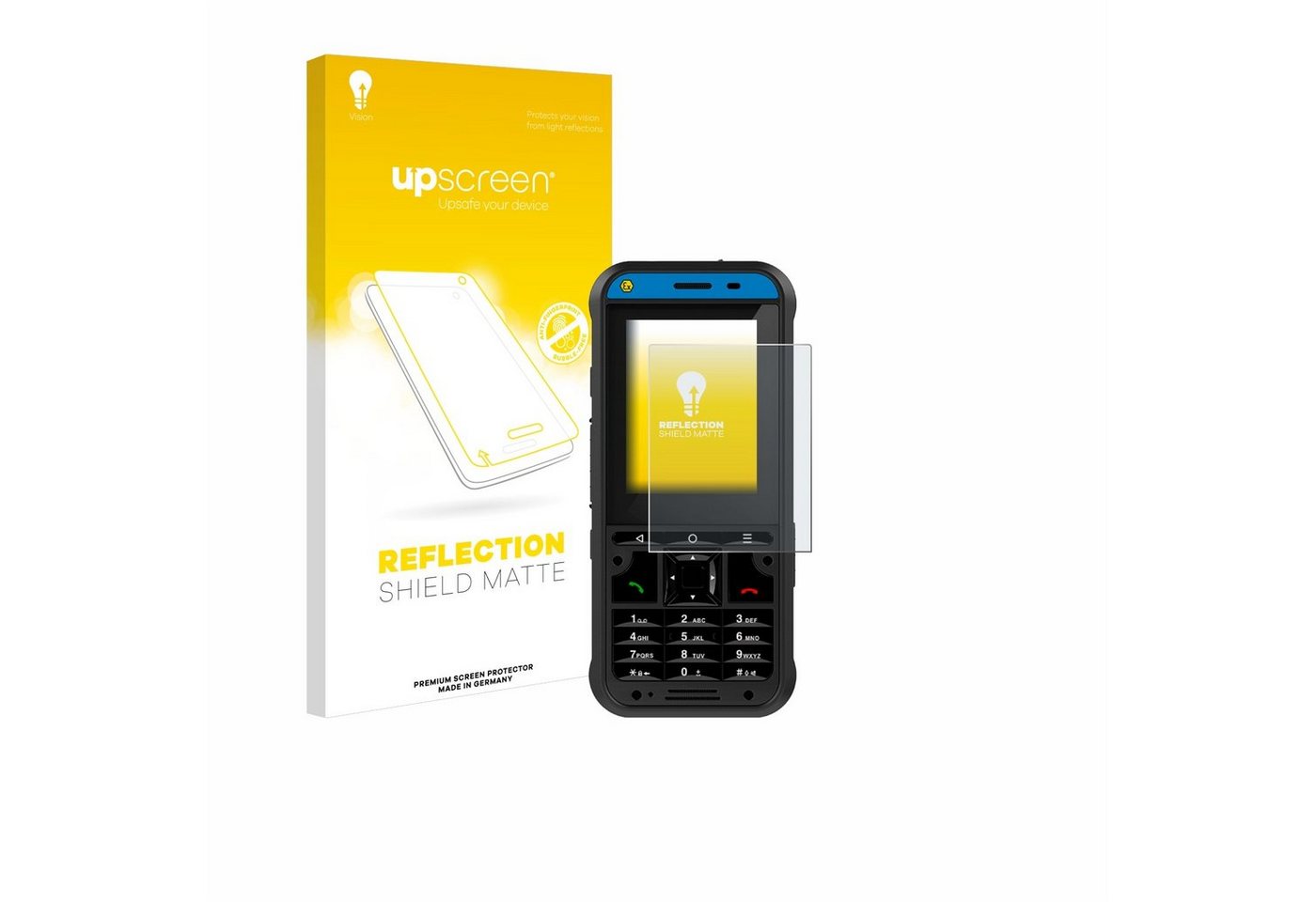 upscreen Schutzfolie für Ecom Ex-Handy 10 DZ2, Displayschutzfolie, Folie matt entspiegelt Anti-Reflex von upscreen