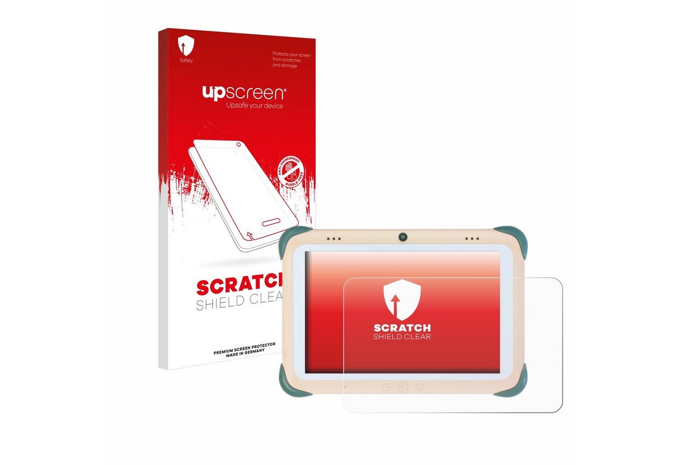 upscreen Schutzfolie für Fox & Sheep Kids Tablet, Displayschutzfolie, Folie klar Anti-Scratch Anti-Fingerprint von upscreen