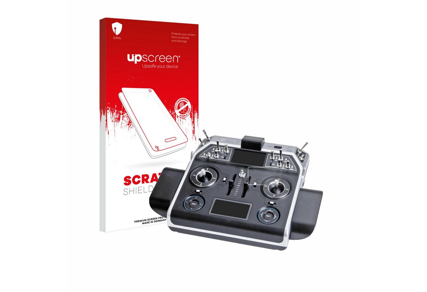 upscreen Schutzfolie für Graupner MC-28, Displayschutzfolie, Folie klar Anti-Scratch Anti-Fingerprint von upscreen