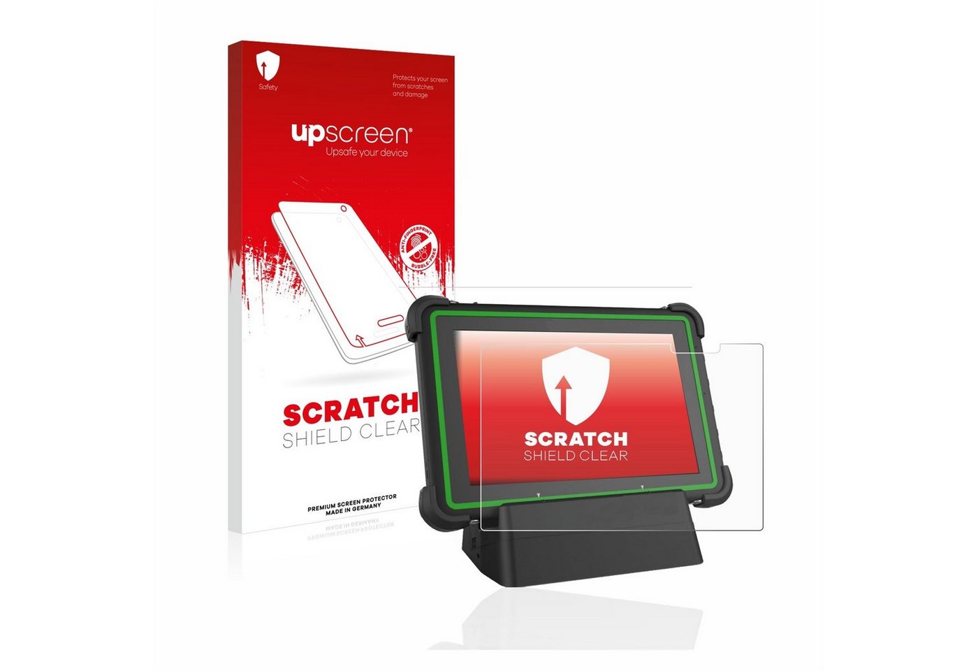 upscreen Schutzfolie für Hella Gutmann Mega Macs X (tablet), Displayschutzfolie, Folie klar Anti-Scratch Anti-Fingerprint von upscreen