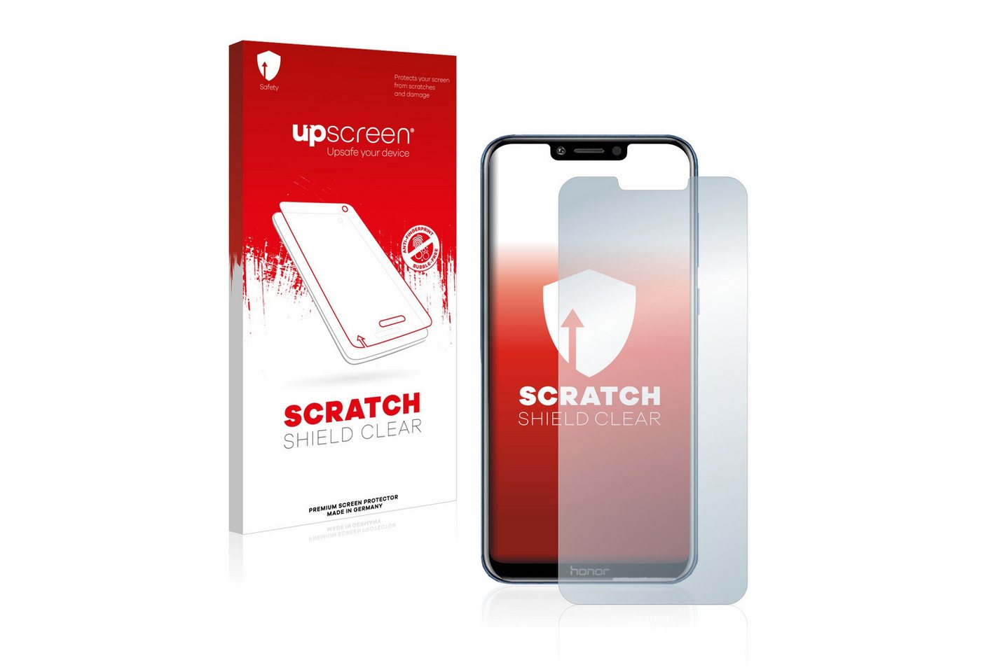 upscreen Schutzfolie für Honor Play, Displayschutzfolie, Folie klar Anti-Scratch Anti-Fingerprint von upscreen