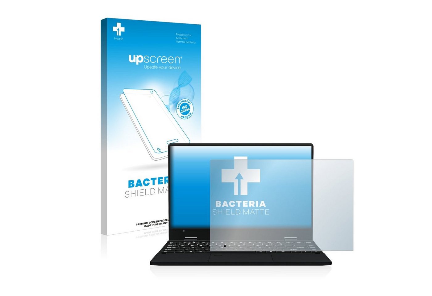 upscreen Schutzfolie für KUU Flexone 2-in-1 14.1, Displayschutzfolie, Folie Premium matt entspiegelt antibakteriell" von upscreen