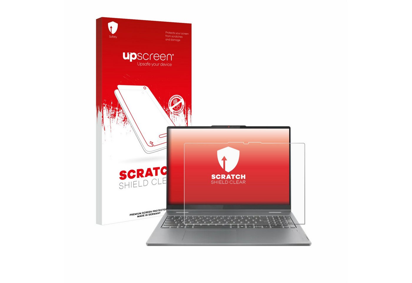 upscreen Schutzfolie für Lenovo IdeaPad 5i 2-in-1 Gen 9 16, Displayschutzfolie, Folie klar Anti-Scratch Anti-Fingerprint" von upscreen