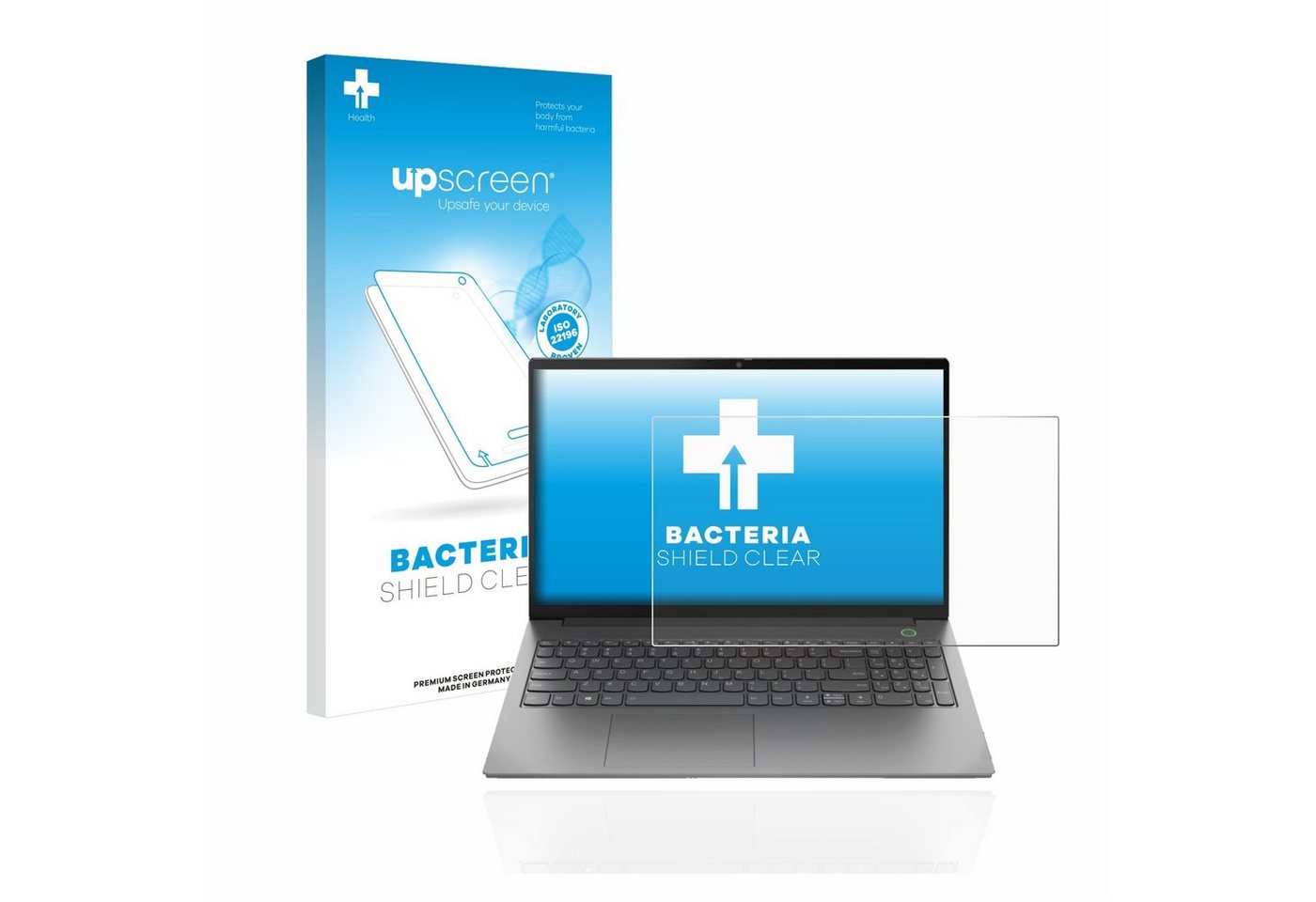 upscreen Schutzfolie für Lenovo ThinkBook 15 Gen 2 ITL, Displayschutzfolie, Folie Premium klar antibakteriell von upscreen