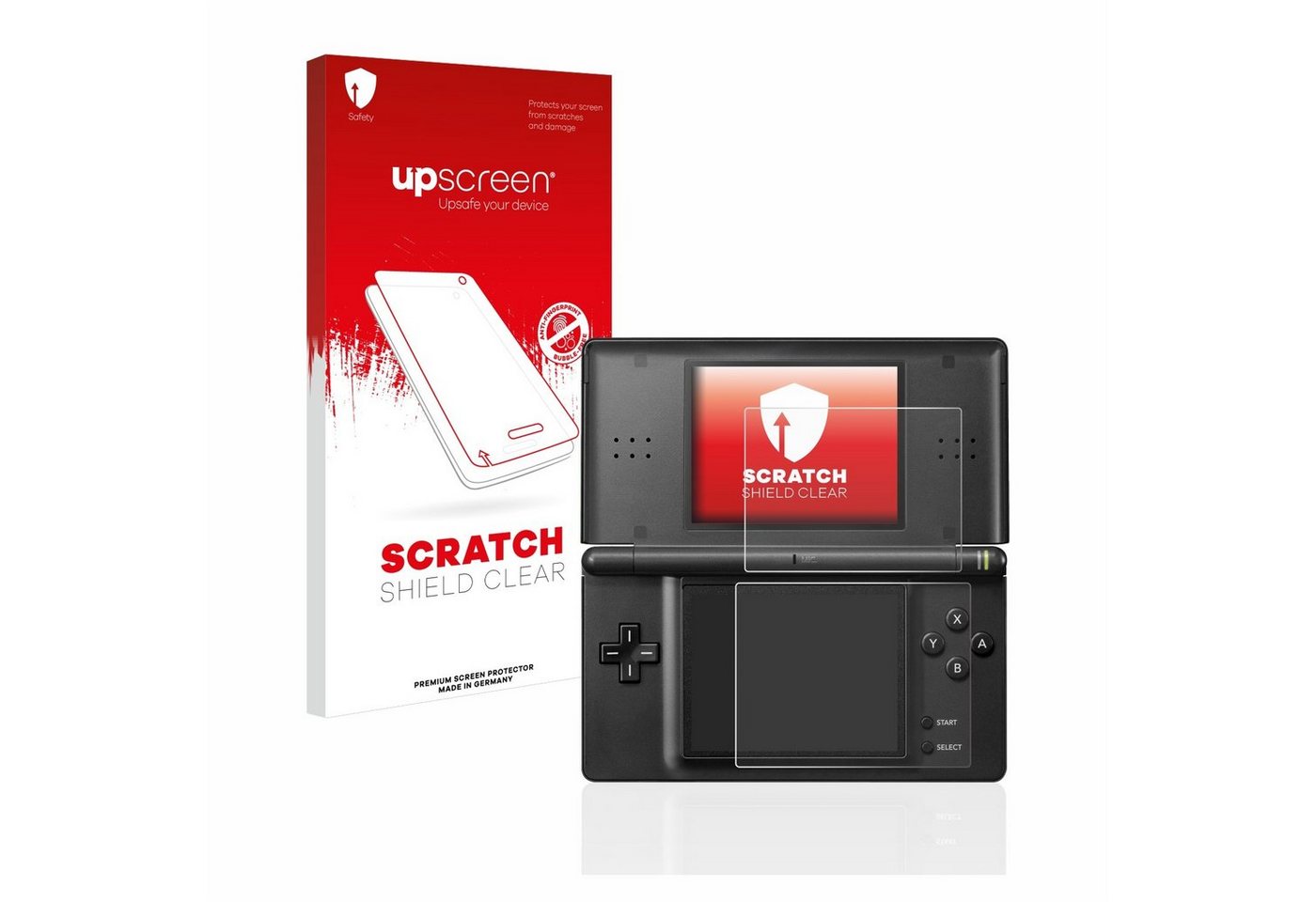 upscreen Schutzfolie für Nintendo DS LITE, Displayschutzfolie, Folie klar Anti-Scratch Anti-Fingerprint von upscreen